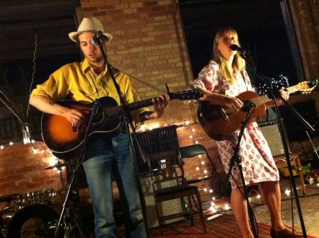 Tamara Lindeman of Weather Station, with Daniel Romano